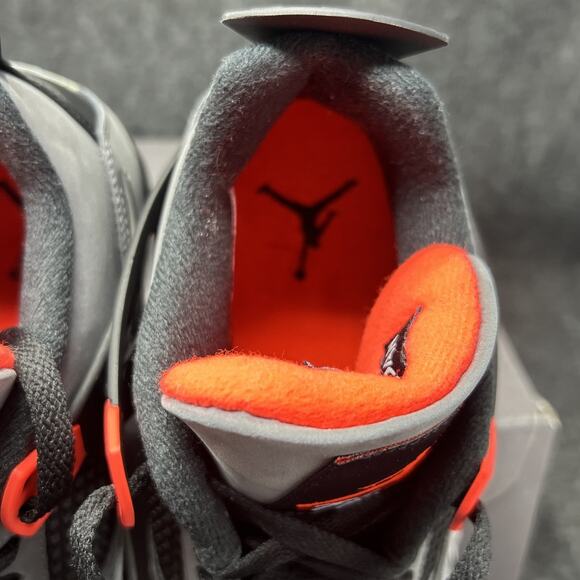 Air Jordan 4 Retro Sneakers Men's 10 DH6927-061 OG Style Red Black White Grey - Picture 13 of 16